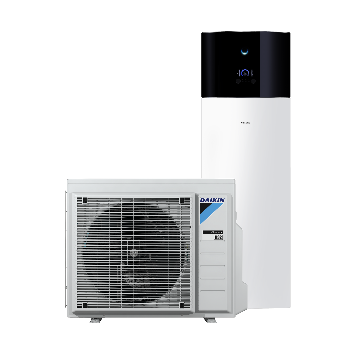 Daikin Altherma 3 ERGA õhk-vesi soojuspump, küte-jahutus, boileriga komplekt integreeritud boileriga